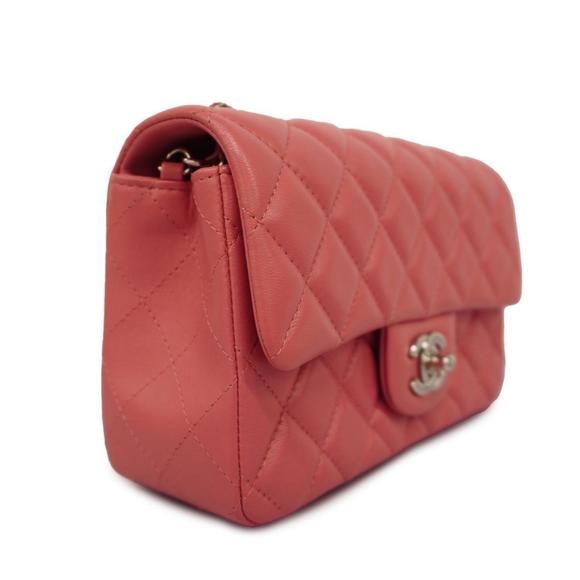 Chanel Shoulder Bag Matelasse Chain Lambskin Pink Women's - Picture 2 of 7